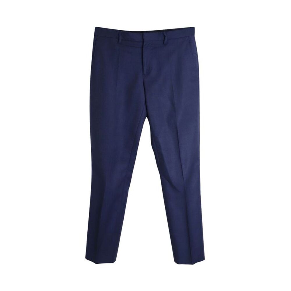 Burberry Tailored Trousers in Blue Wool